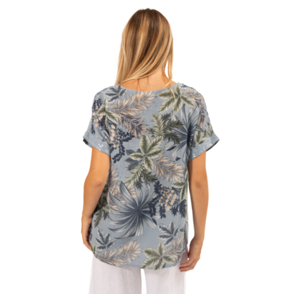 VeraMay - Wholesale Shirt - Women's - 6352 Denim Vera May Italian Cotton Top1