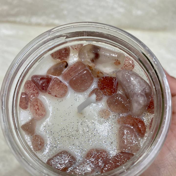 Element Apothecary – wholesale Burkljus – Aquarius stjärntecken astrologi kristall avsikt ljus 6 Oz2