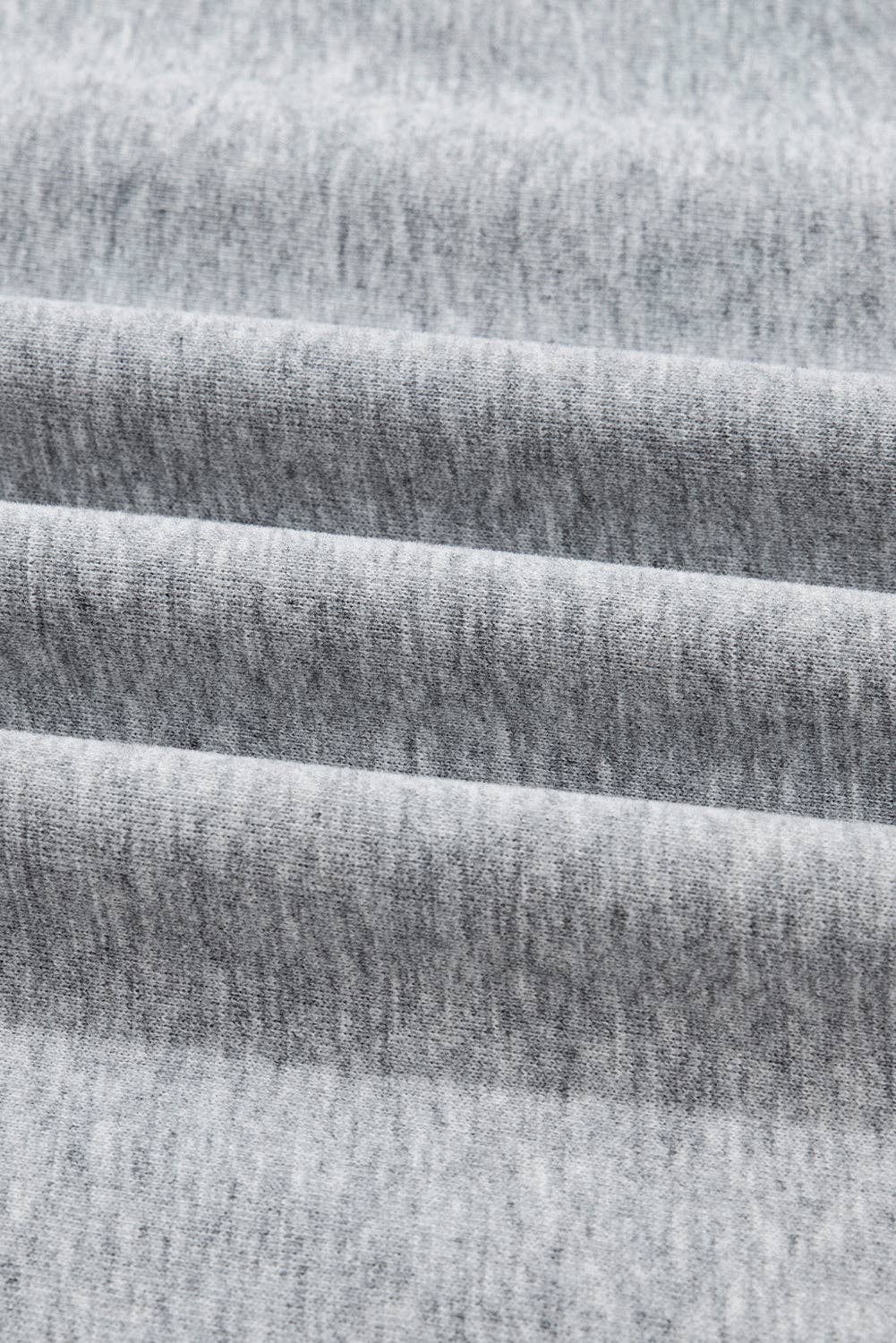 Gris clair Sweat-shirt à manches tombantes avec applique nœud et col rond en vente sur Faire4