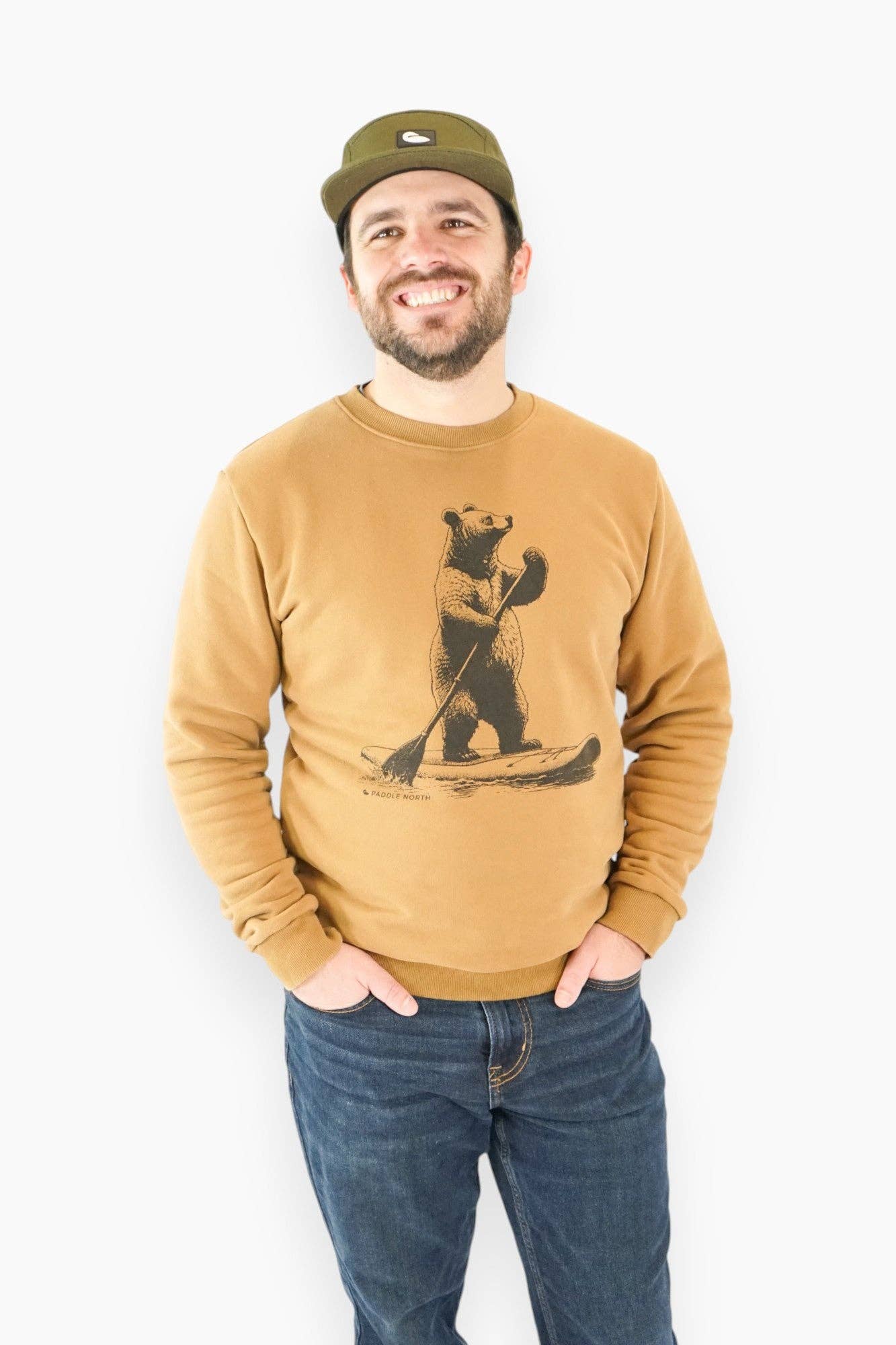 Paddle North - Wholesale Graphic Sweatshirt - Unisex - Paddle Bear Crew9