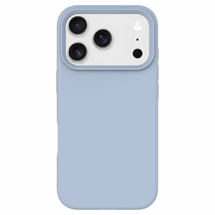 BESMG17PR4 Silicone MagSafe Case iPhone 17 Pro Pastel Blue for wholesale by Blu Element