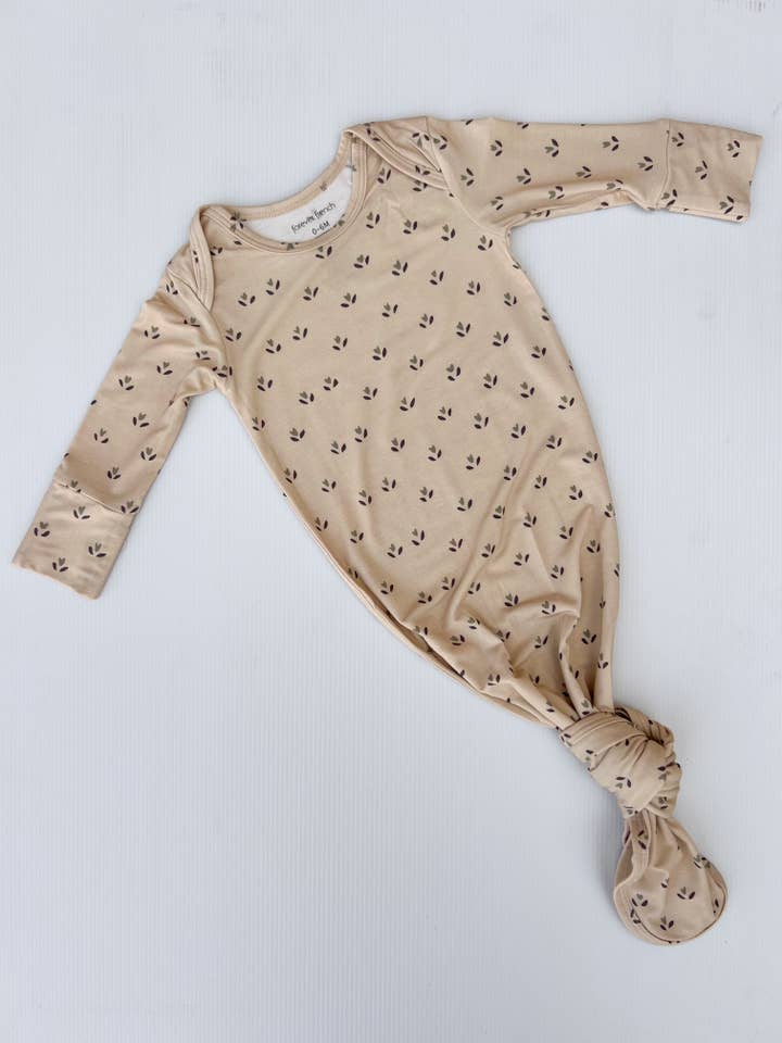 Bamboo Knotted Gown | Flora for wholesale by Forever French Baby