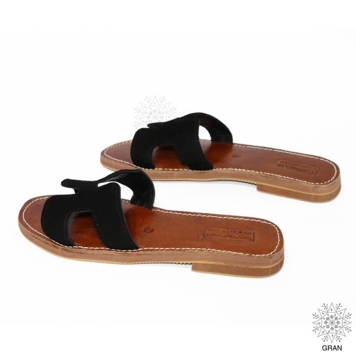 Gran Wholesale - Wholesale Sandals - Women's - Suede Leather Slipper, Handmade Leather Sandal Footwear.6