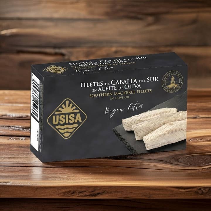Unión Salazonera Isleña - Wholesale Tinned Fish - USISA- SOUTHERN MACKEREL FILLETS IN EXTRA VIRGIN OLIVE OIL2