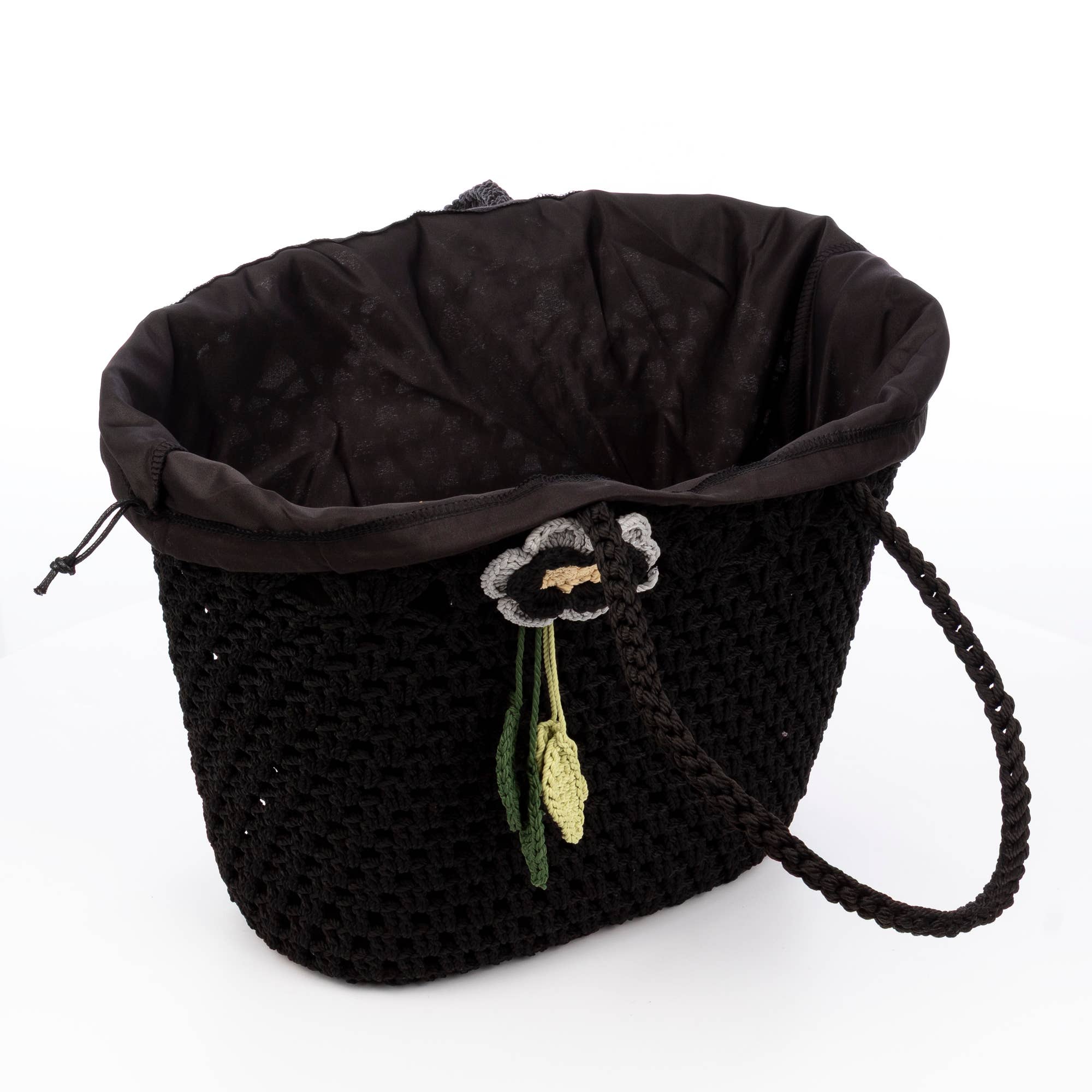 FIRENZE ARTEGIANI - Wholesale Beach Bag - Zeccone women's shoulder bag. Made of cotton, with tassel.11