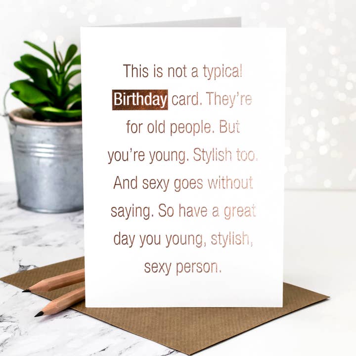 Carte d'anniversaire déjoué pour la vente par Coulson Macleod (U.S. Duties Paid)