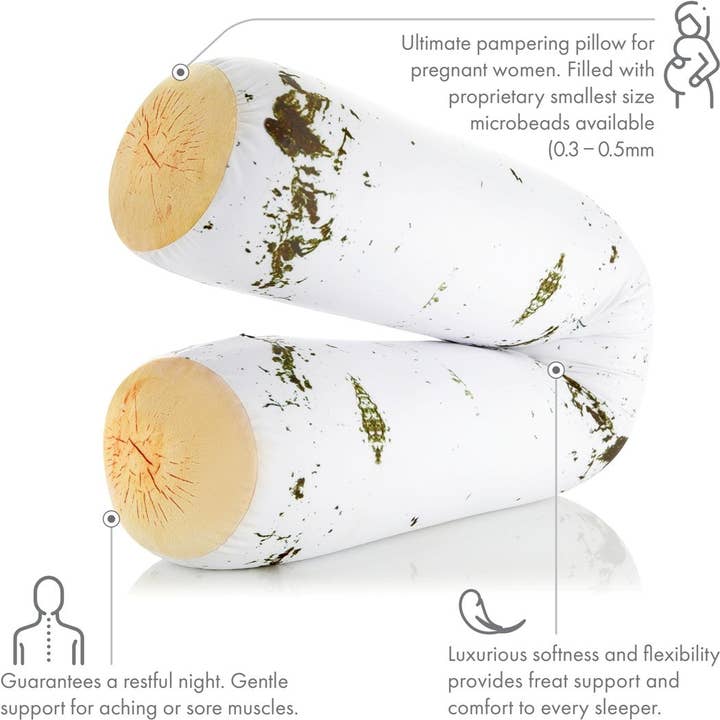 Husband Pillow – wholesale Nursing pillow/pad – Maternity – Microbead Body Pillow - Body Alignment for Maternity Pregnant Women2