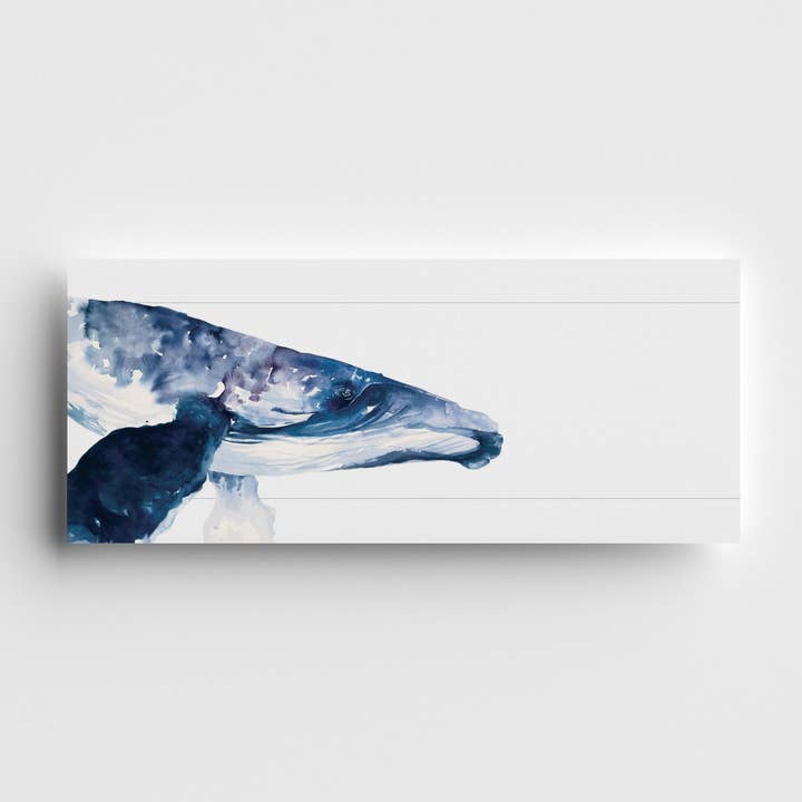 Carte de vœux Hello Humpback pour la vente par Kelly Clause Art
