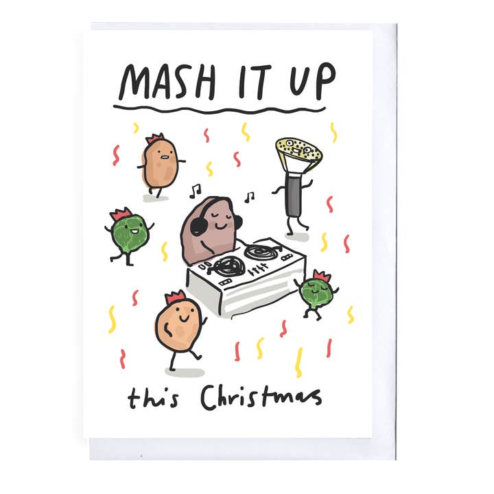 Carte de Noël Mash it up pour la vente par Sarah Ray