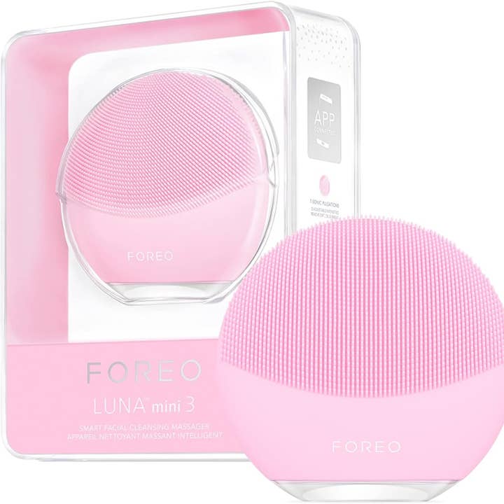 Foreo Luna Mini 3 Facial Cleansing Brush - Travel Accessories - Face Massager Electric, Ultra-Hygienic Silicone - Simple Face Wash - Electric Face Cleanser - App-Connected - Pearl Pink and other Purchase wholesale re refined oil. Free returns & net 60 terms on Faire trending on Faire.