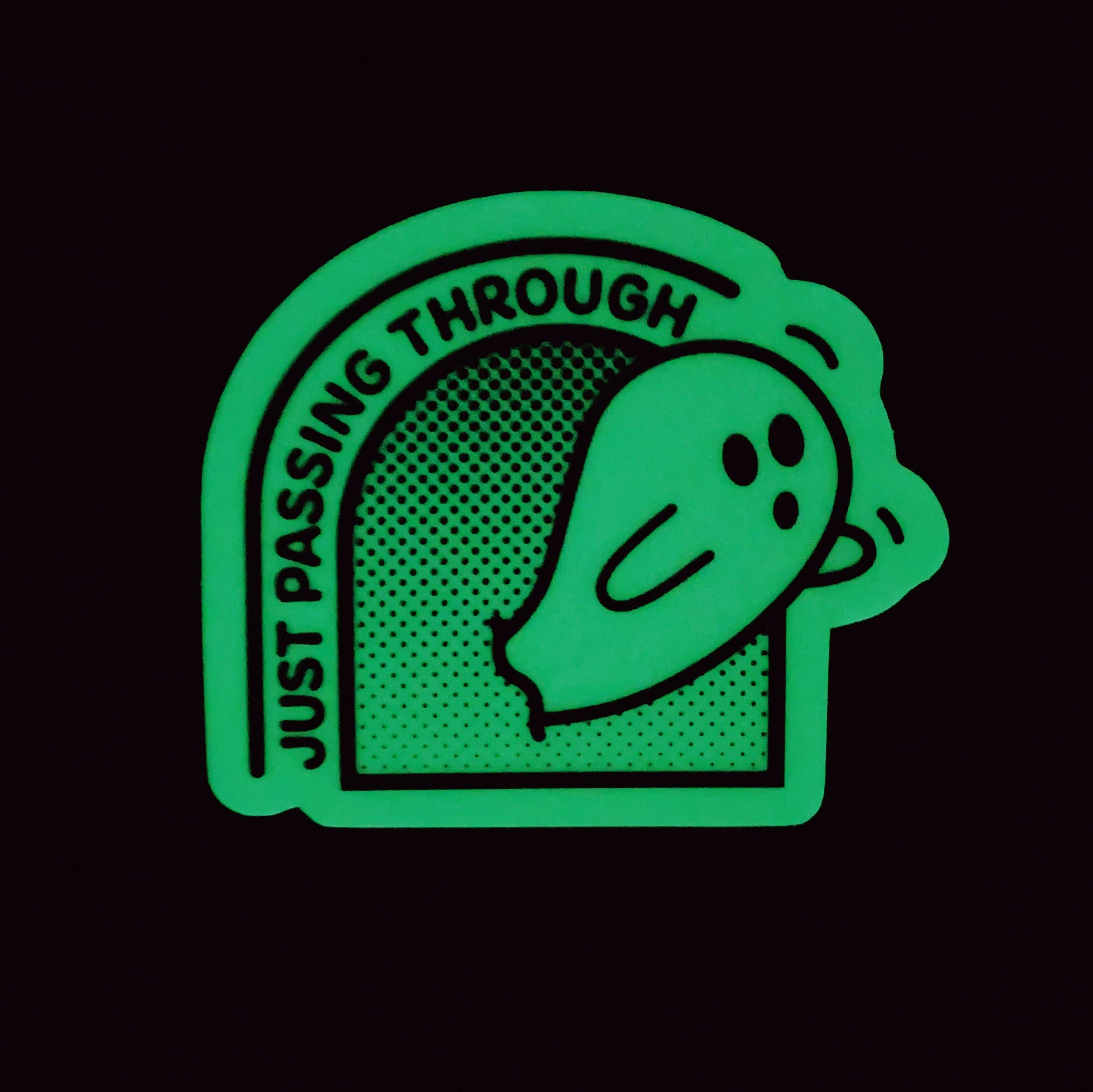 Recovering Lazyholic - Wholesale Sticker - Passing Through Glow in the Dark Sticker2