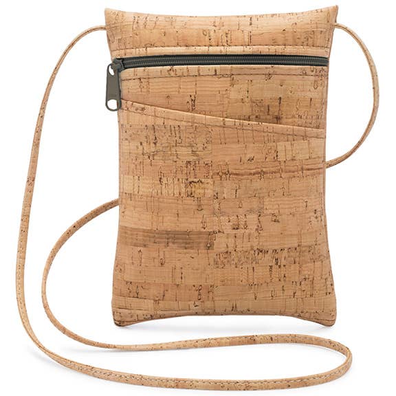 Natalie Therese - Wholesale Crossbody Bag - Women's - Cork Mini Crossbody Bag | Rustic Cork5