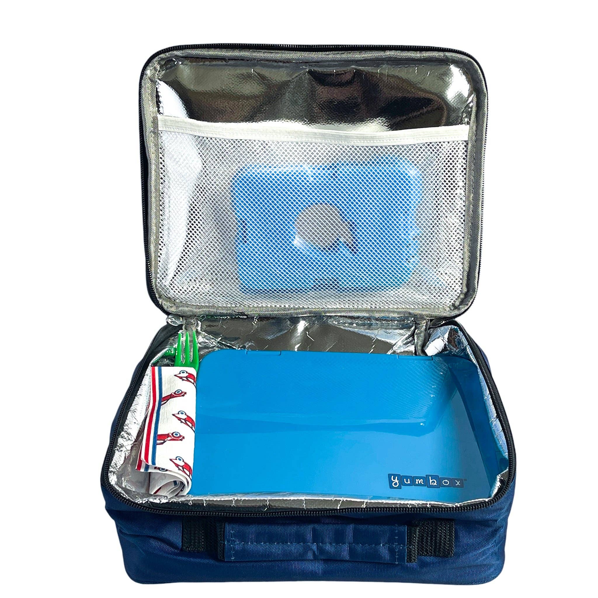 Yumbox - Wholesale Lunch Bag/Box - Yumbox Prêt – Leakproof Stainless Steel Bento - Normandy Blue6