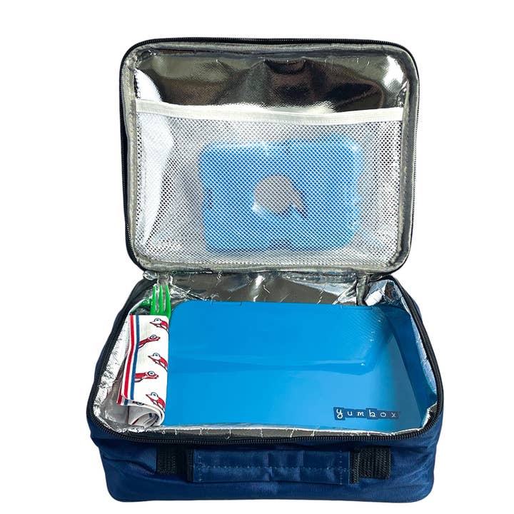Yumbox - Wholesale Lunch Bag/Box - Yumbox Prêt – Leakproof Stainless Steel Bento - Normandy Blue6