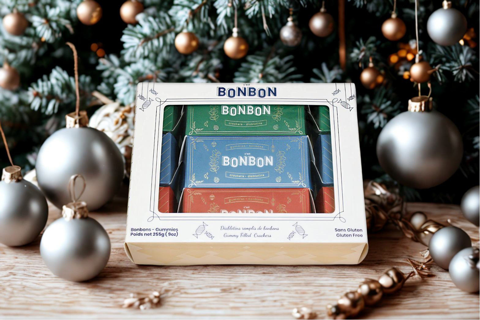 La boîte à bonbons - Vente Bonbons gélifiés - Craquelins de Noël - Bonbons gélifiés0