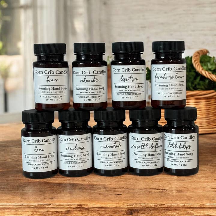 Foaming Hand Soap Concentrate for wholesale by CORN CRIB CANDLES
