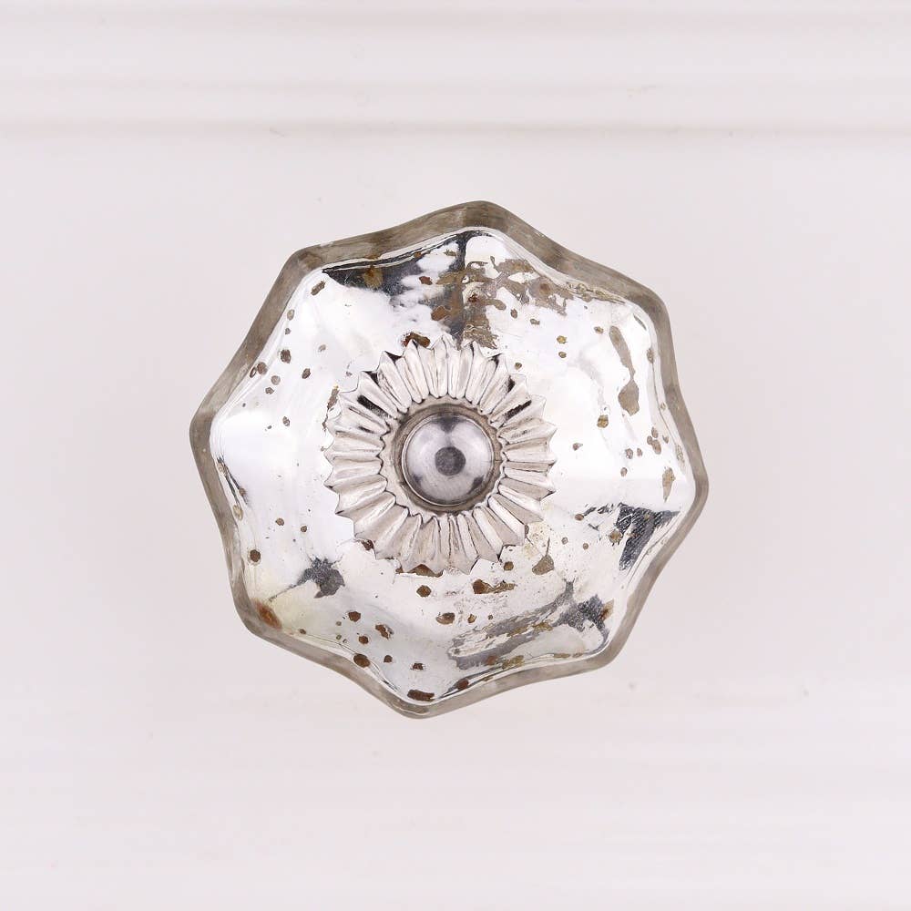 Silver 6 Piece Kitchen Drawer Handles for Cabinets Glass Pull Knobs for wholesale on Faire