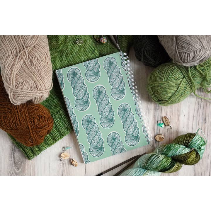 Bri Larson Art - Wholesale Knitting/Crochet Supplies - The Knitter's Design & Project Notebook / Forest10