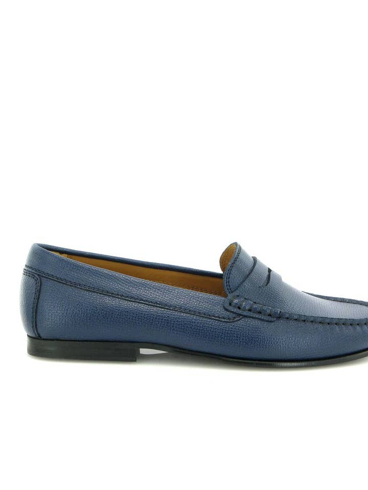 Yoki - blue little grainy for wholesale by Atlanta Mocassin