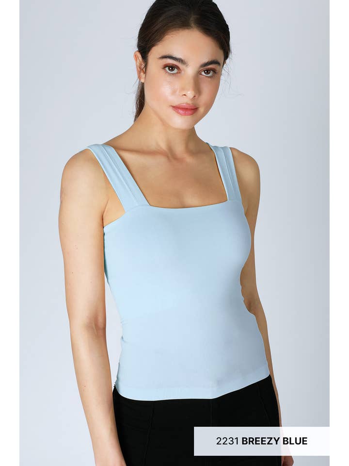 NIKIBIKI - Wholesale Tank Top - Women's - NS8409- Clean Line Square Tank4