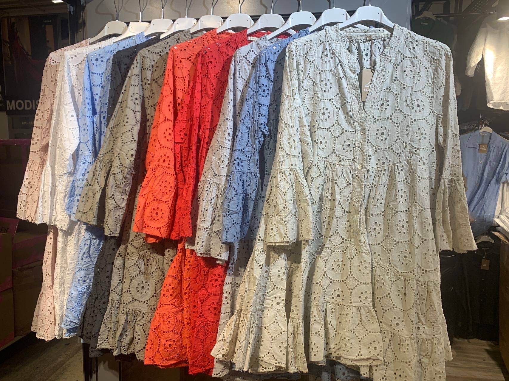 LÉA & LUC - Vente Robe – femme - Robes courte en 100% coton REF. 718175