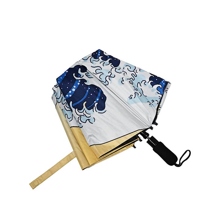 Urban Tokyo - Wholesale Umbrella - Unisex - 24"D Great Wave Umbrella (1/50)1