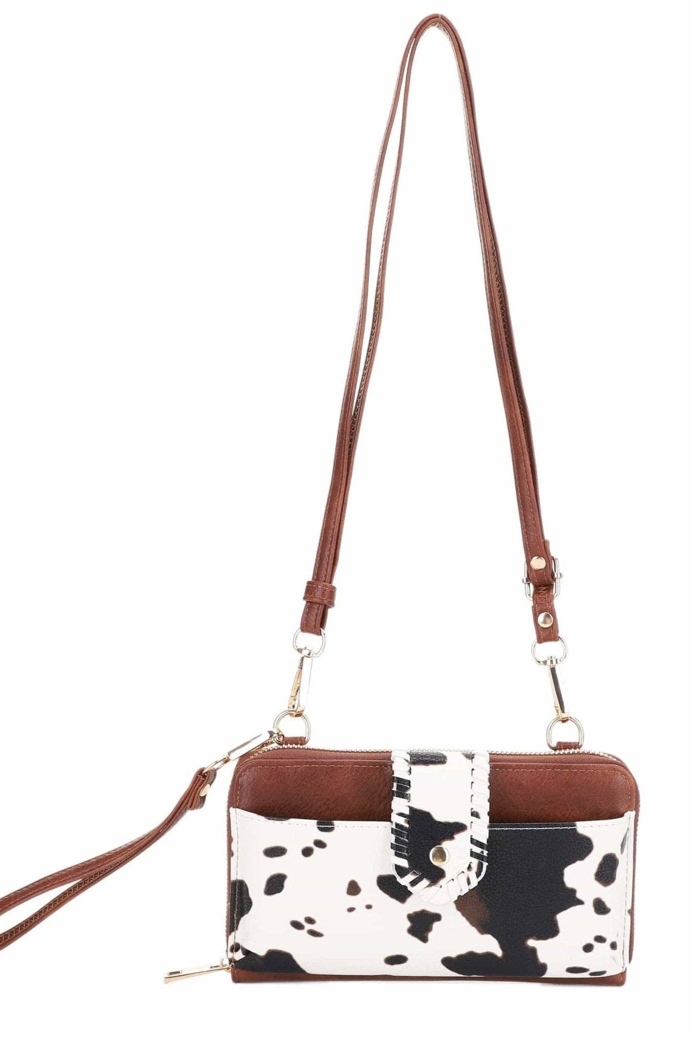 MiMi Wholesale - Wholesale Crossbody Bag - Women's - EJ60112C Cow Print Crossbody Wallet11