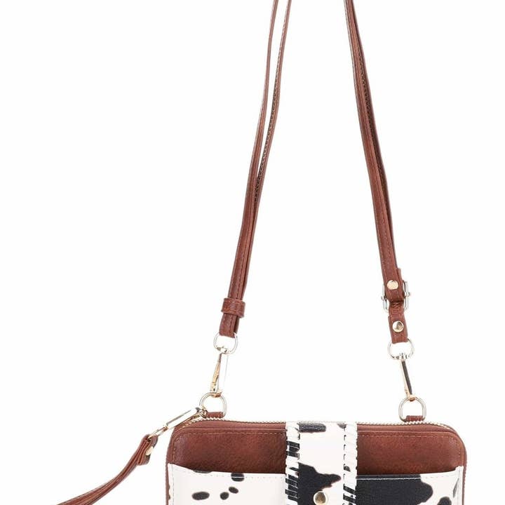 MiMi Wholesale - Wholesale Crossbody Bag - Women's - EJ60112C Cow Print Crossbody Wallet11