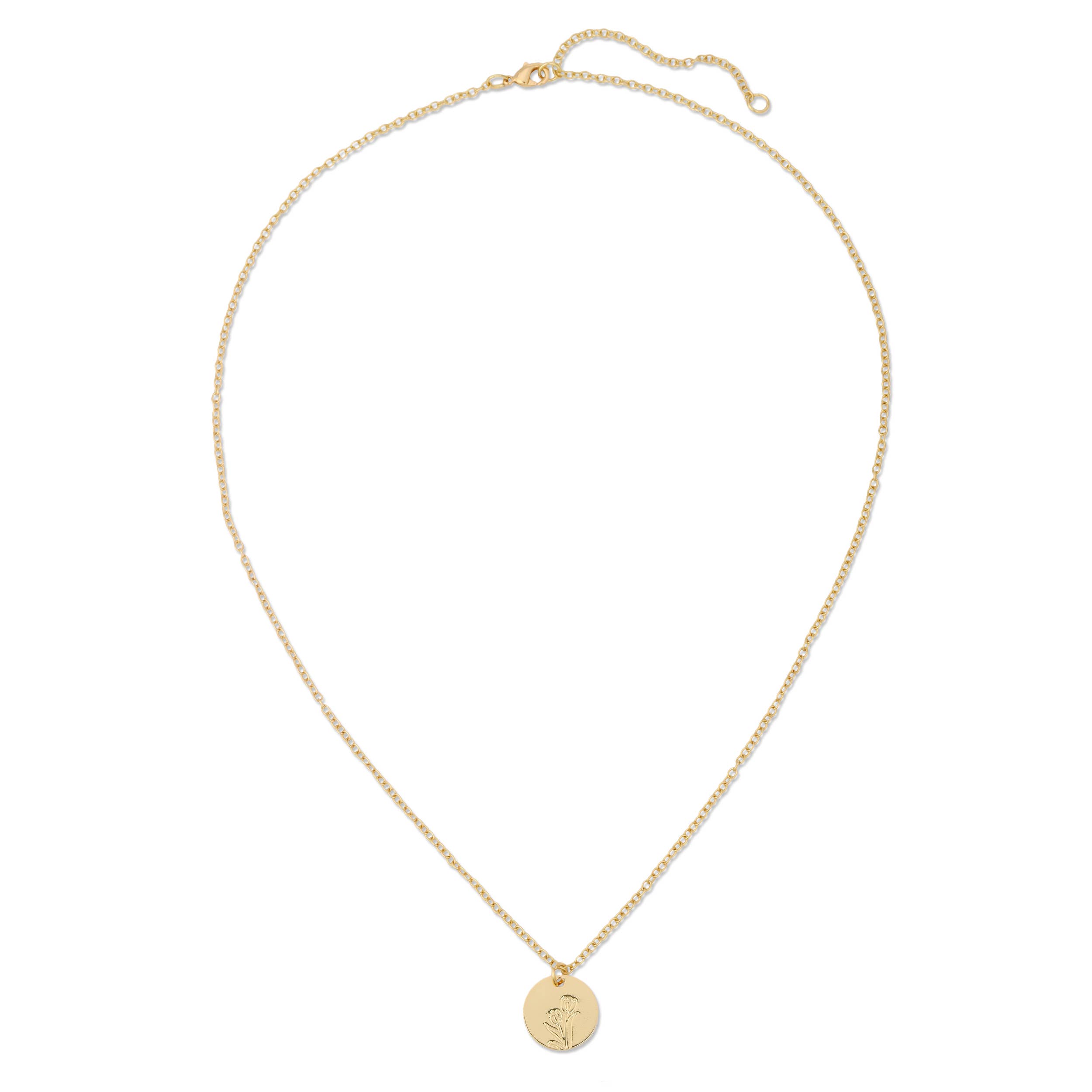 Lucky Feather - Wholesale Pendant/Charm Necklace - Botanical Necklace - Tulip2