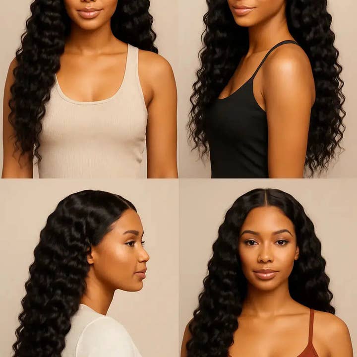 Natural KIWI Season Red Deep Wave Hair Extensions – 100% Human Hair Bundles | KIWI® 10–26 Inch for wholesale on Faire6