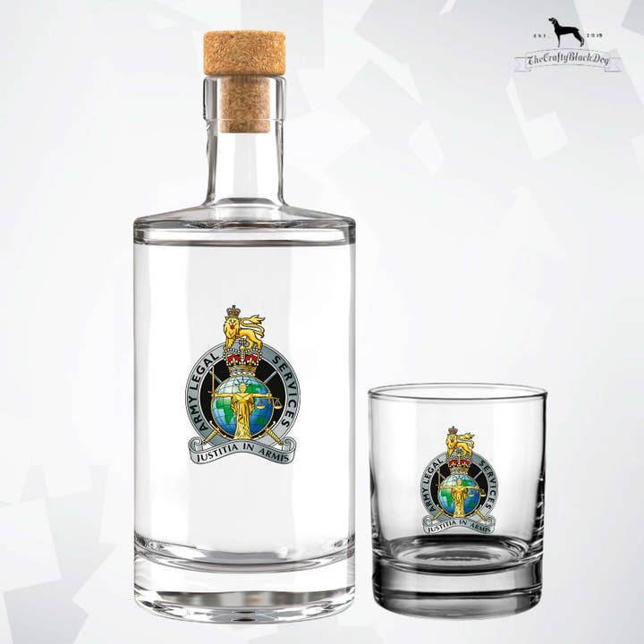 Services juridiques de l'Armée - Remplissez votre propre bouteille de spiritueux pour la vente par Thecraftyblackdog