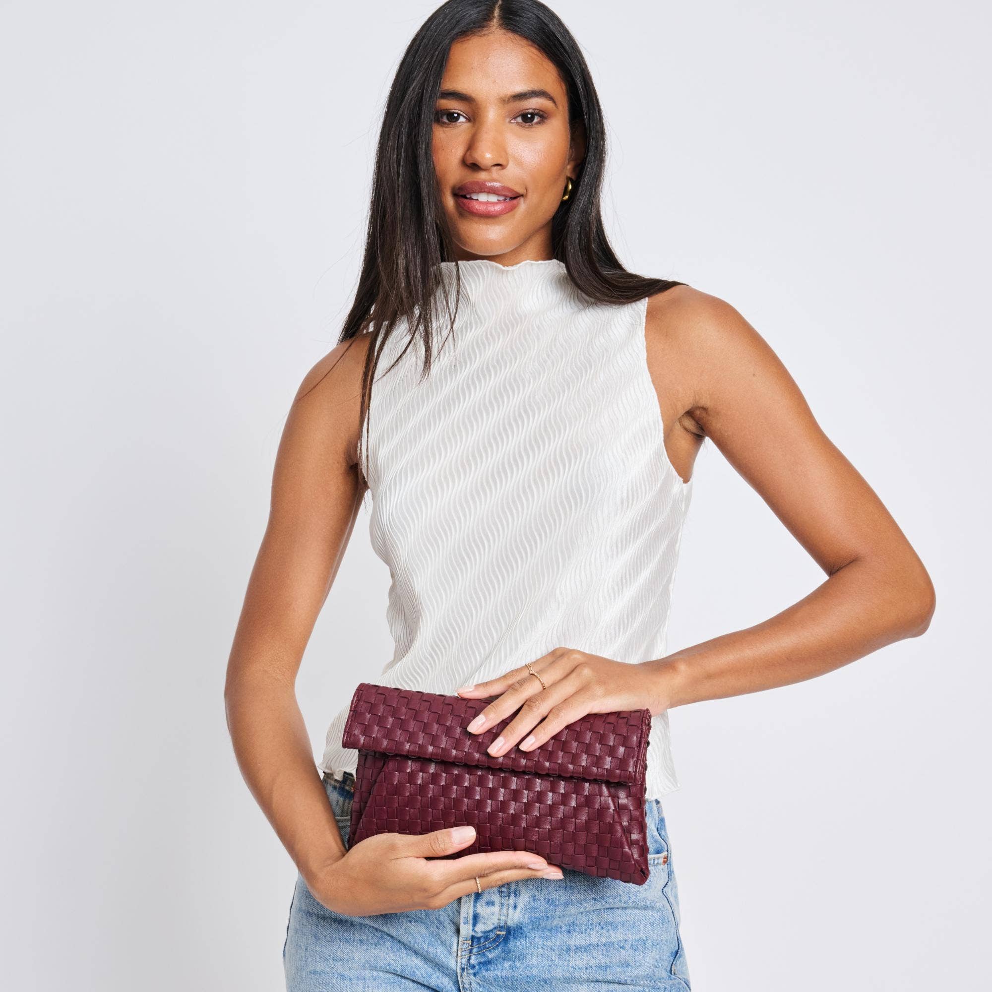 Moda Luxe - Wholesale Clutch Bag - Women's - Priscilla Woven Clutch10