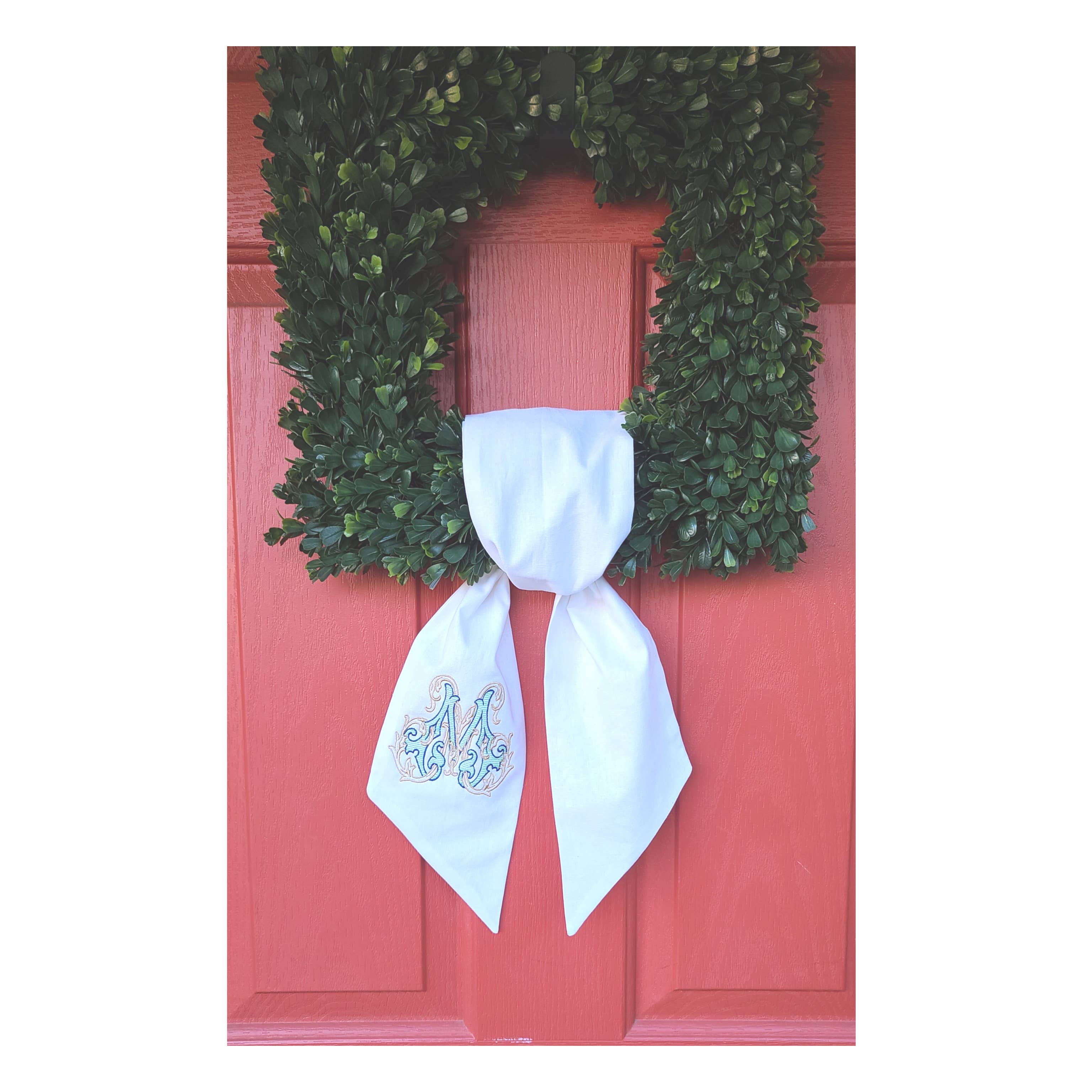 THE ROYALTY COLLECTION - Wholesale Wreath - Linen Blend Sashes5