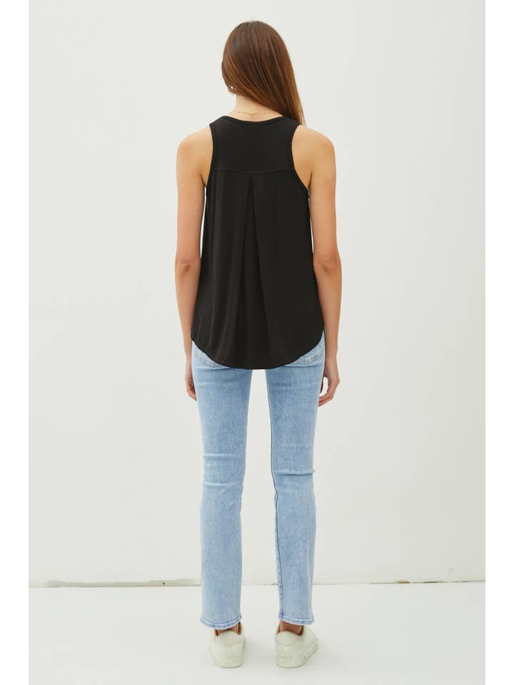 Be Cool - Wholesale Tank Top - Women's - SOFT FLOWY ROUND NECK TANK TOP12