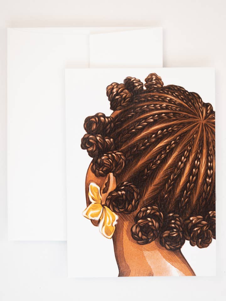 Blank Greeting Card - OLA for wholesale by By Dami Studios