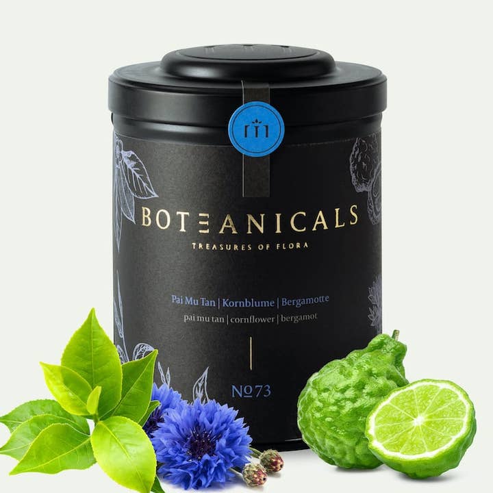 No. 73: Chá branco Pai Mu Tan com centáurea e bergamota por atacado de BOTEANICALS