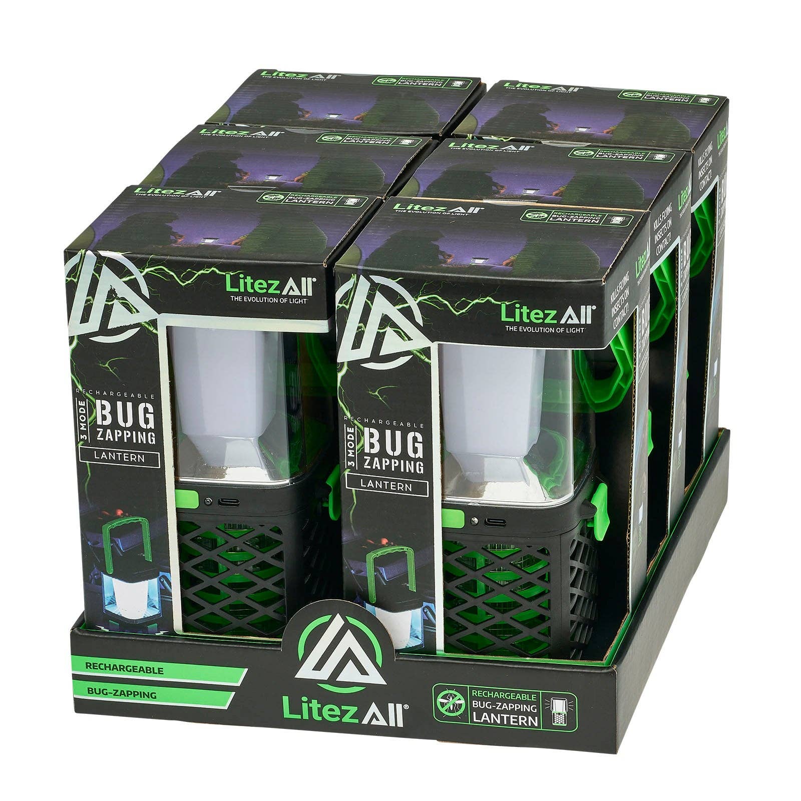 LitezAll - Wholesale Lantern - LitezAll Rechargeable Bug Zapping Lantern47
