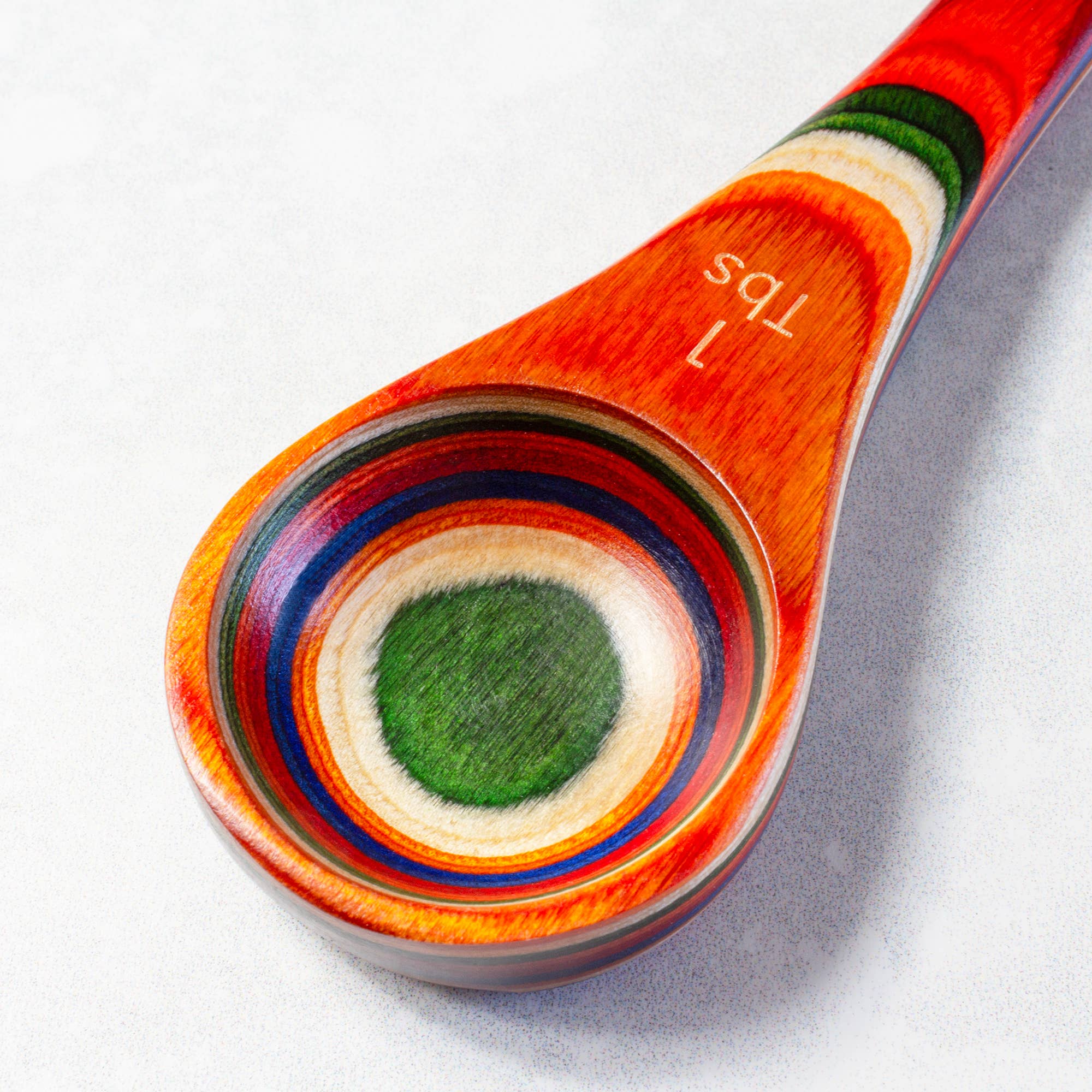 Totally Bamboo - Wholesale Measuring Spoon - Baltique® Marrakesh Colorful Wooden 2-in-1 Measuring Spoon2