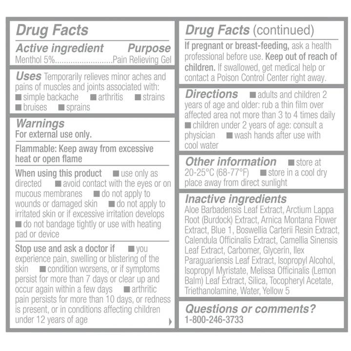 First Choice Buying - Vente Spray/crème antidouleur - Gel Roll-On Soulagement de la Douleur au Menthol Biofreeze Professional, 3oz5