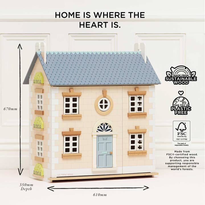 Le Toy Van, Inc. - Wholesale Doll Accessory Kit - Kids - Bay Tree Wooden Dolls House