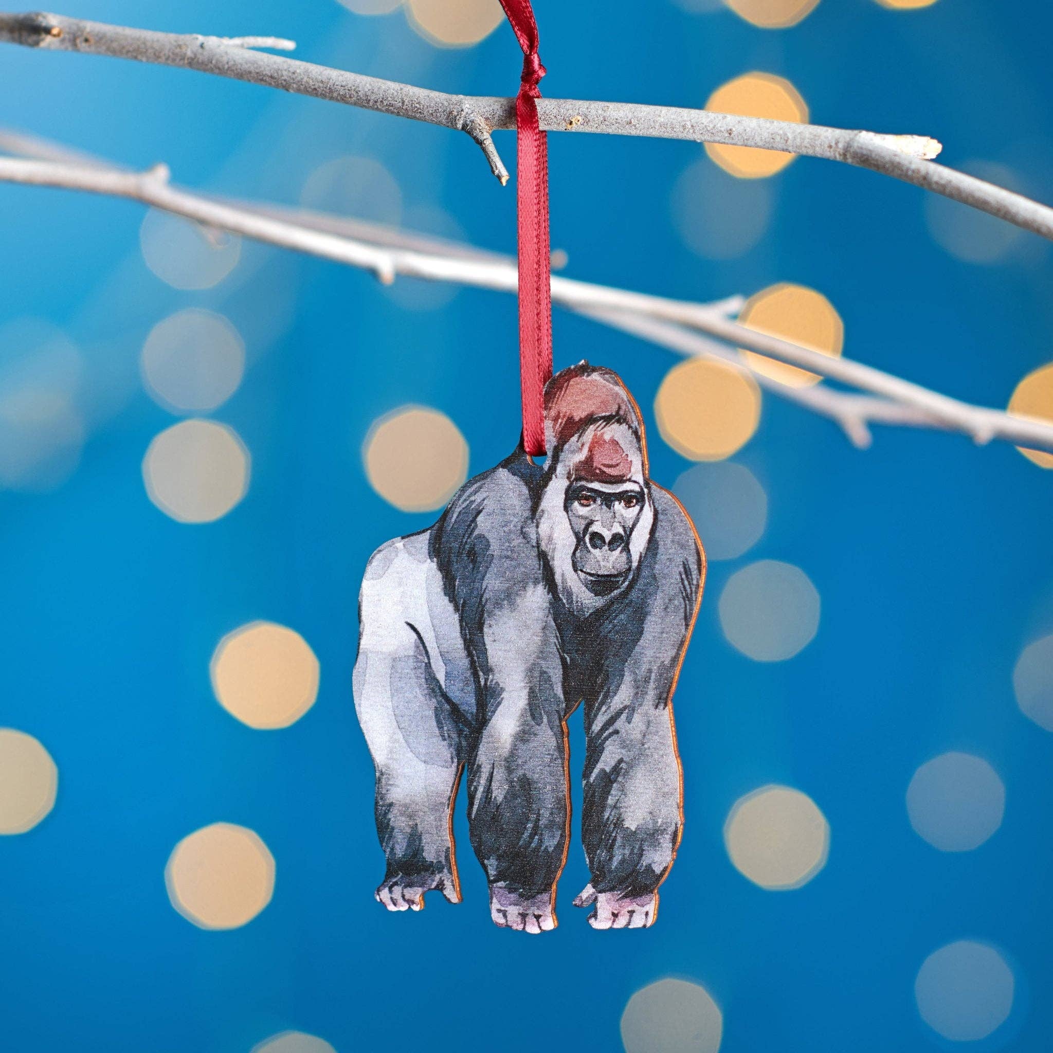 Oakdene Designs - Wholesale Christmas Decoration - Gorilla Christmas Tree Decoration0