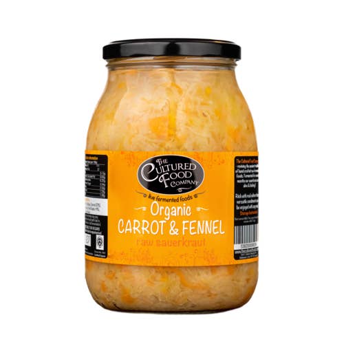 The Cultured Food Company - Vendita all'ingrosso Salse ai sottaceti - Crauti carota e finocchio 1KG
