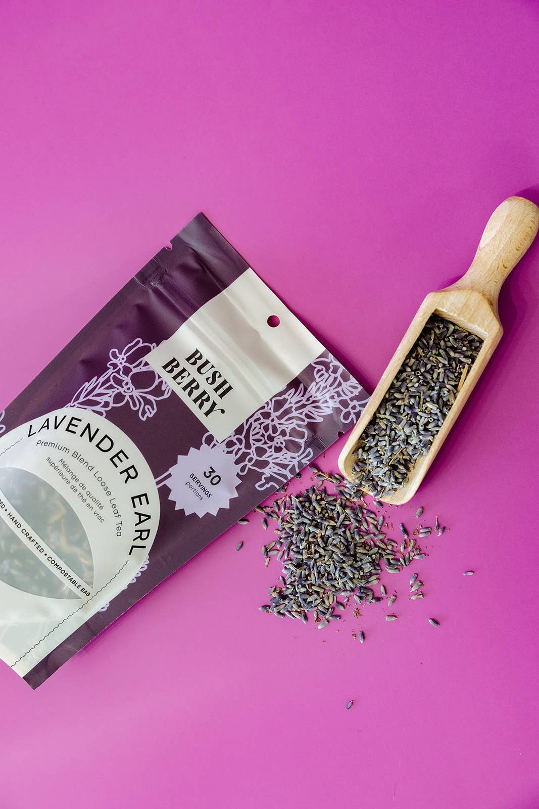 Bush Berry - Wholesale Loose Tea - Organic Lavender Earl Loose leaf tea2
