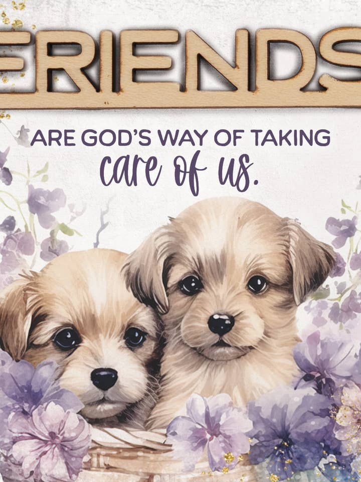 Friends-Are God'S Way - Crafted Remindables Magnets for wholesale by Dexsa