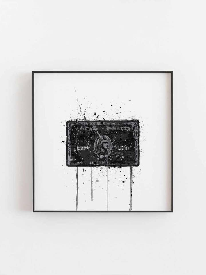 Stampa artistica da parete con carta nera per la vendita all'ingrosso da parte di We Love Prints