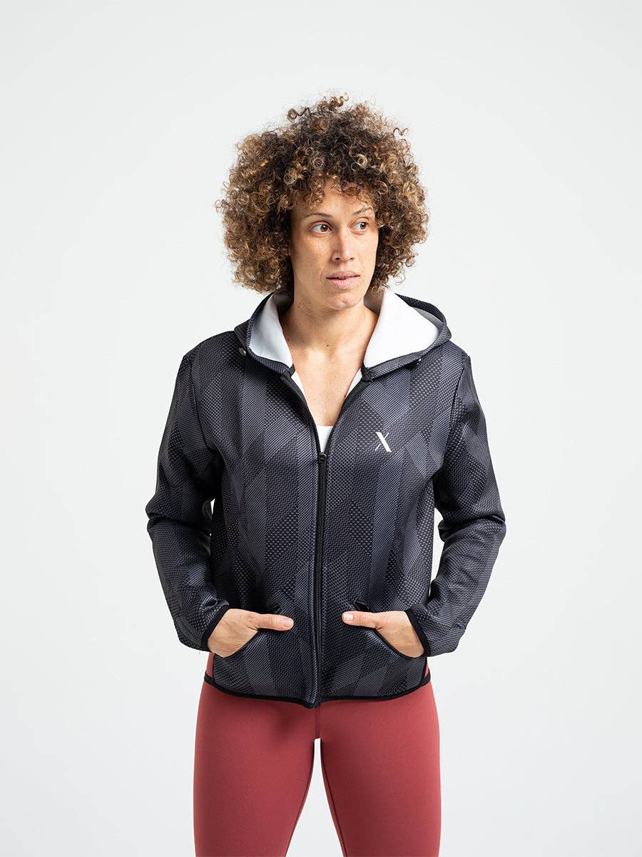 CREXANS - Wholesale Athletic Jacket - Women's - Chaqueta Neo Box en Carbón1