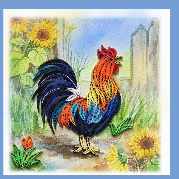 YoderDo Quilling Greeting Cards - Wholesale Everyday Greeting Card - AN-84 Quilling Card, Animal, everyday card