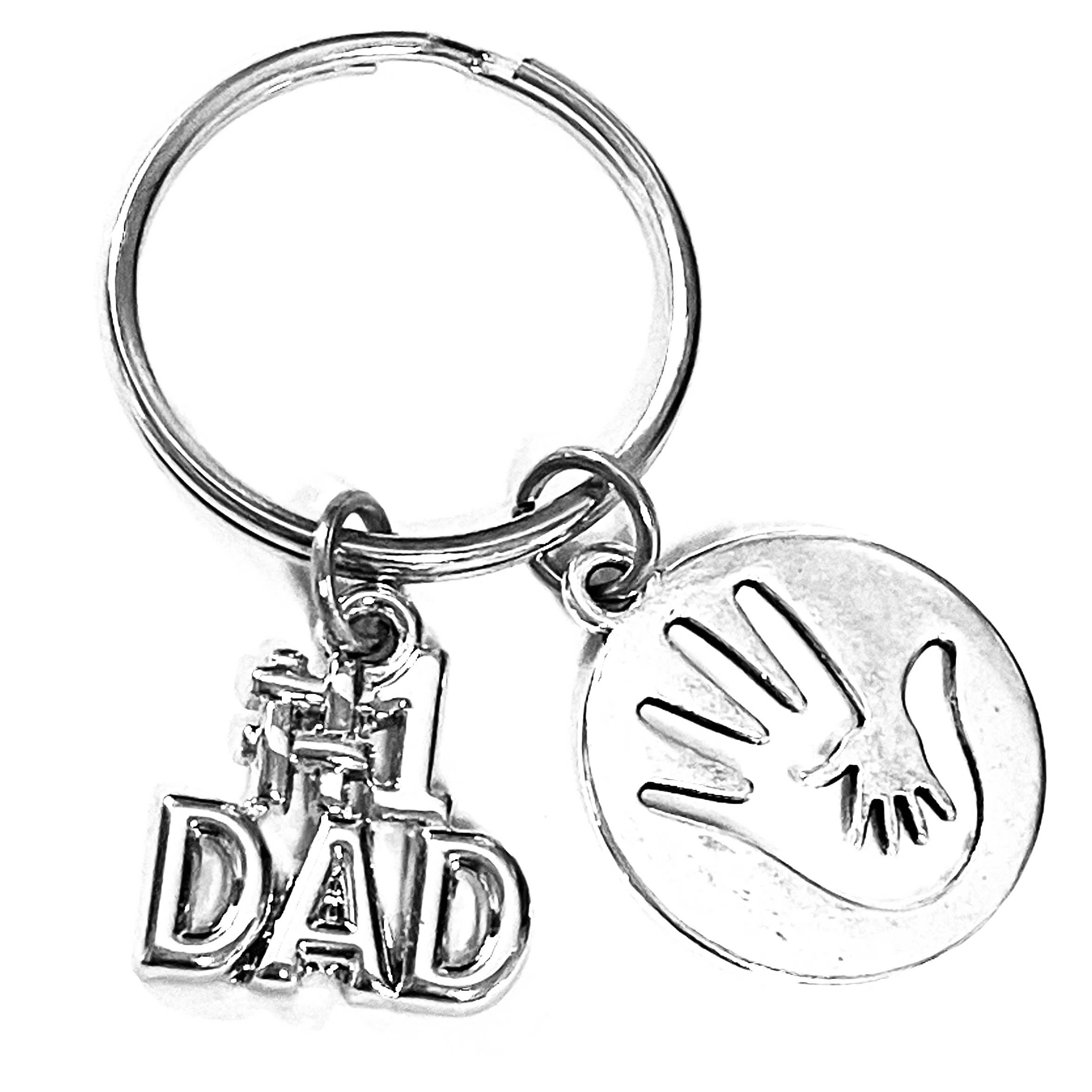 Broken Record Boutique – Engroshandel Nøglering - Herre – Fars dag #1 Far Charm nøgleringe nøgleringe til mænd16