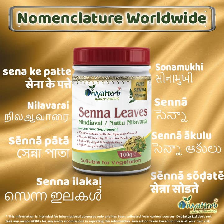 DevSatya Ltd Aushadh, Ayushya, Divyaherb – Engroshandel Protein-/superfoodpulver – Senna Blade Pulver3