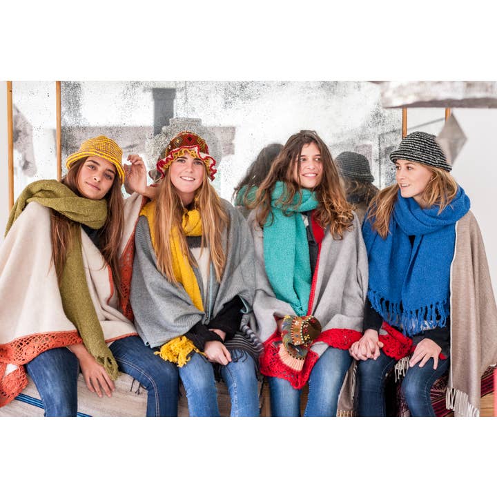 Be ALPACA - Wholesale Scarf - Women's - Bouclé Alpaca Scarf or Chall - VARIOUS COLORS13